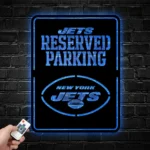 New York Jets Metal Sign Reserved Parking Logo 1
