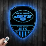 New York Jets Metal Sign Shield Shape 1