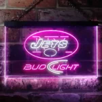 New York Jets Neon Sign Detailed Bud Light 1