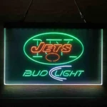 New York Jets Neon Sign Detailed Bud Light 3 Color 1