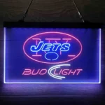 New York Jets Neon Sign Detailed Bud Light 3 Color 1