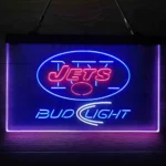 New York Jets Neon Sign Detailed Bud Light 3 Color 1