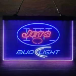 New York Jets Neon Sign Detailed Bud Light 3 Color 1
