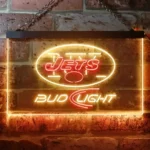 New York Jets Neon Sign Detailed Bud Light 1