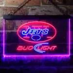 New York Jets Neon Sign Detailed Bud Light 1