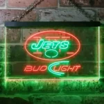 New York Jets Neon Sign Detailed Bud Light 1