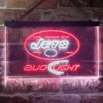 New York Jets Neon Sign Detailed Bud Light 1