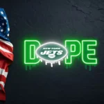 New York Jets Neon Sign Dripping Dope 1