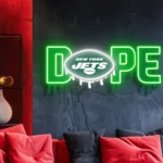 New York Jets Neon Sign Dripping Dope 1