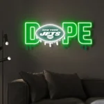 New York Jets Neon Sign Dripping Dope 1