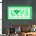 New York Jets Neon Sign Love Sign 1