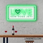 New York Jets Neon Sign Love Sign 1