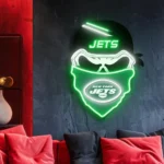 New York Jets Neon Sign Skull 1