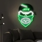 New York Jets Neon Sign Skull 1