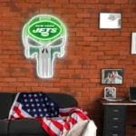 New York Jets Neon Sign The Punisher 1