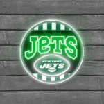 New York Jets Neon Sign Vintage Acrylic 1