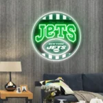 New York Jets Neon Sign Vintage Acrylic 1