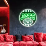 New York Jets Neon Sign Vintage Acrylic 1