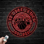 New York Knicks Metal Sign Custom Nba 1