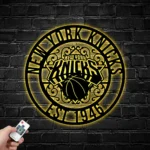 New York Knicks Metal Sign Custom Nba 1