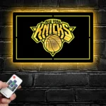 New York Knicks Metal Sign Knicks Ball Art 1