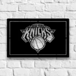 New York Knicks Metal Sign Knicks Ball Art 1