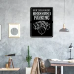 New York Knicks Metal Sign Reserved Parking Logo 1