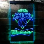 New York Knicks Neon Sign Budweiser 1