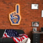 New York Knicks Neon Sign Nba Foam Finger 1
