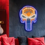 New York Knicks Neon Sign The Punisher 1