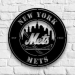 New York Mets Metal Sign Mets City Ball 1