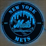 New York Mets Metal Sign Mets City Ball 1