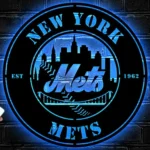 New York Mets Metal Sign Mets City Ball 1