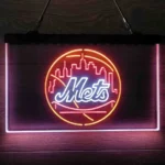 New York Mets Neon Sign 3 Color 1