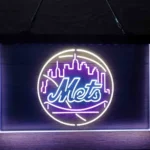 New York Mets Neon Sign 3 Color 1