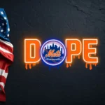 New York Mets Neon Sign Dripping Dope 1