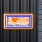 New York Mets Neon Sign Love Sign 1