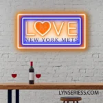 New York Mets Neon Sign Love Sign 1