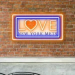 New York Mets Neon Sign Love Sign 1