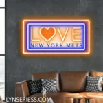 New York Mets Neon Sign Love Sign 1