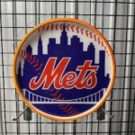 New York Mets Neon Sign Nyc Mets Skyline 1