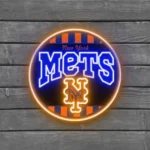 New York Mets Neon Sign Retro Acrylic 1