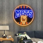 New York Mets Neon Sign Retro Acrylic 1