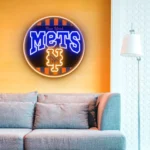 New York Mets Neon Sign Retro Acrylic 1