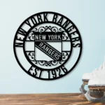 New York Rangers Metal Sign Custom Nhl 1