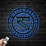 New York Rangers Metal Sign Custom Nhl 1