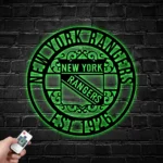 New York Rangers Metal Sign Custom Nhl 1