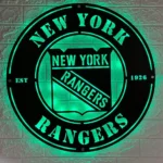 New York Rangers Metal Sign New York Crest 1
