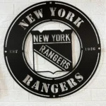 New York Rangers Metal Sign New York Crest 1