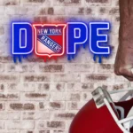 New York Rangers Neon Sign Dripping Dope 1